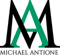 Interlocking letters M and A with the Michael Antione underneath.